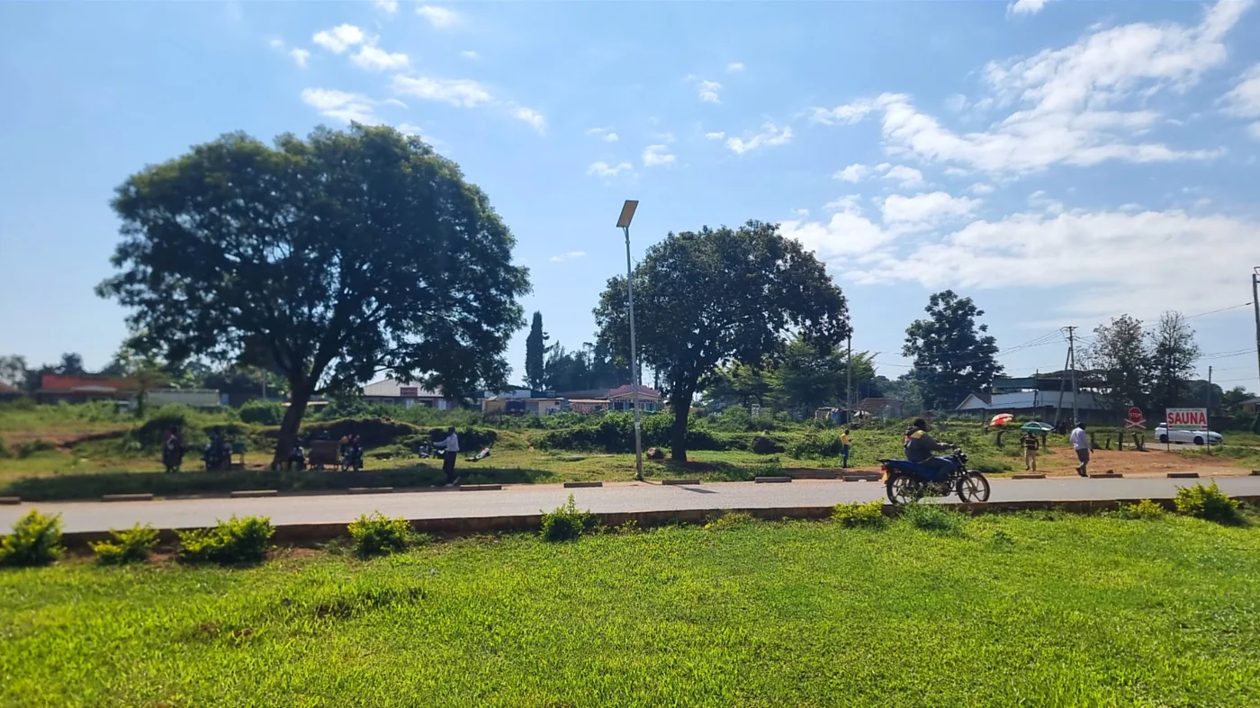Green-side angle near the Trans Nzoia Digital screen